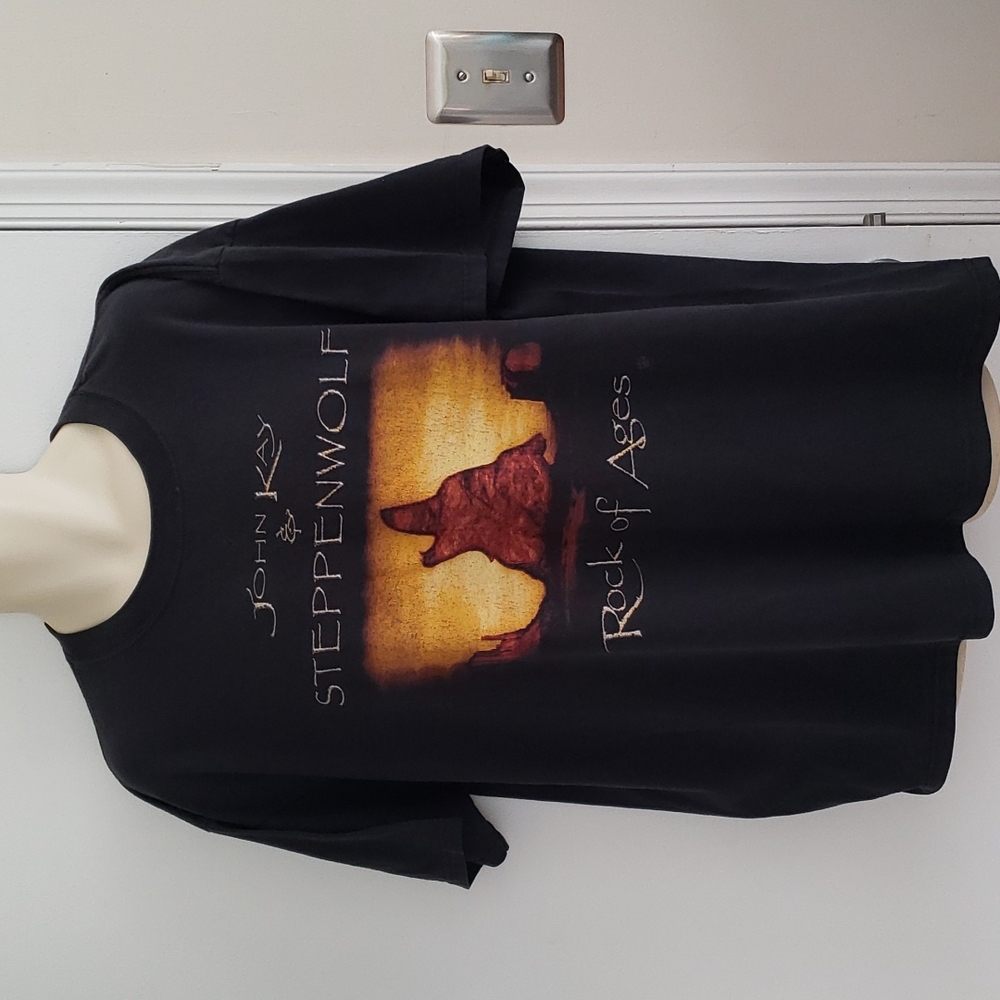 John Kay & Steppenwolf 35th Anniversary Tour Shirt 2002 Size XL RUNS BIG